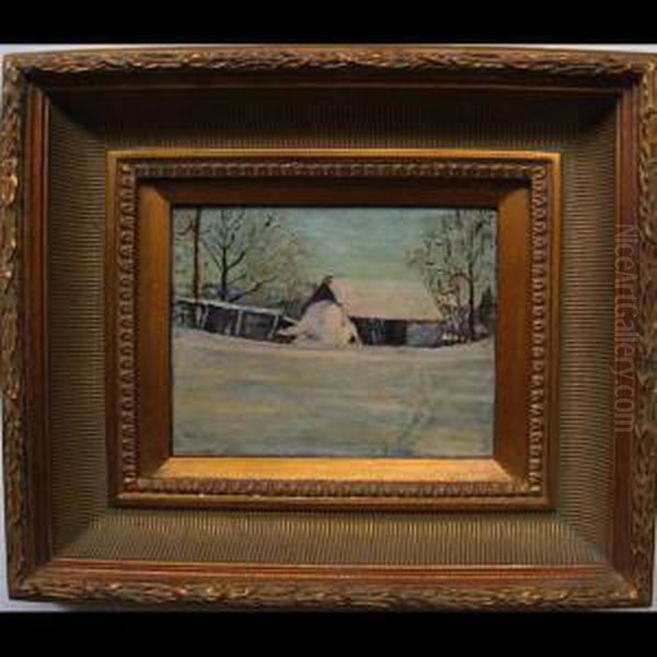 Barn In Winter - view 1