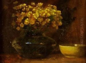 Still Life With Yellow Flowers by Sarah Jane Wright