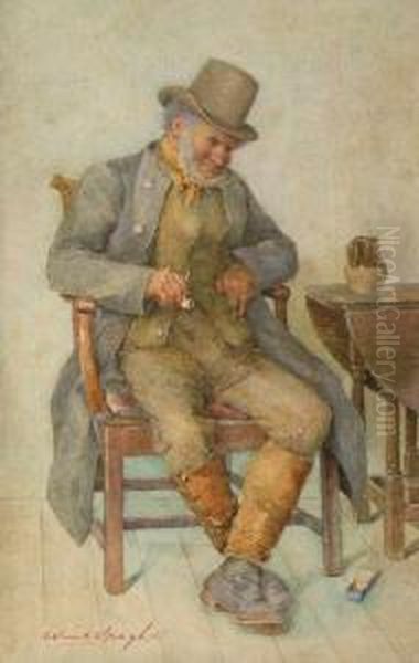 Man With Pipe - view 1