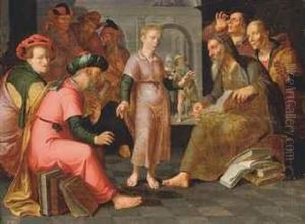 Christ Preaching In The Temple - view 1