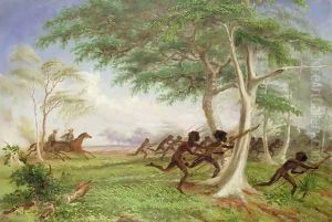 Dispersal of hostile tribes near Baines River