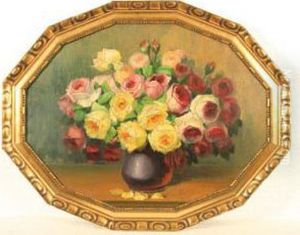 Rosenstillleben by Rudolf Heinrich Wunder