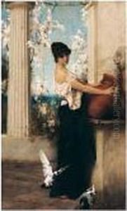 Am Brunnen (at The Well) by Carl Wunnenberg