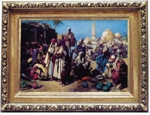 L'emir Au Marche by Franz Wutrbel