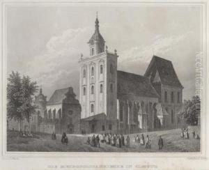 Cathedral Of Olomouc Before The Neo-gothic Restoration by Karl Wurbs