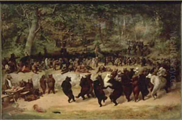 The Bear Dance 1942 by William Holbrook Beard