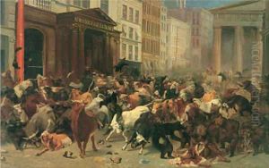 The Bulls And The Bears In The Market by William Holbrook Beard