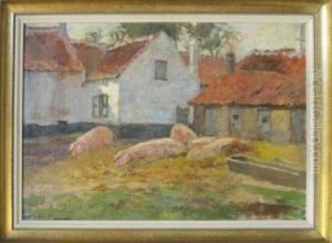 Cour De Ferme. by Xavier Wurth