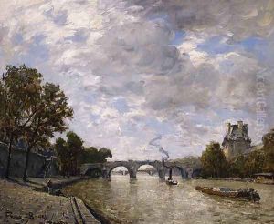 Along the Seine, Paris by Frank Myers Boggs