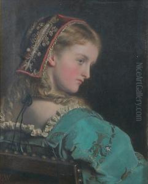 Portrait Study Of A Young Lady - view 1