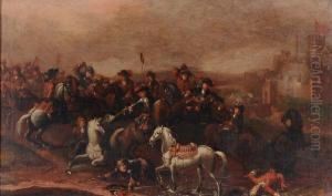 Scena Di Battaglia by Jan Wyck