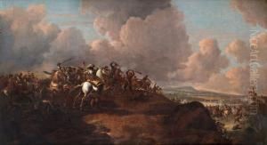 Battle Scene by Jan Wyck