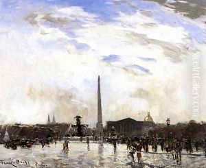 Place De La Concorde Paris by Frank Myers Boggs