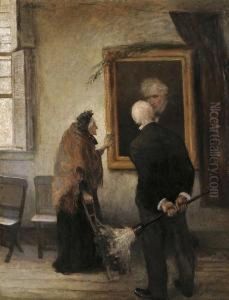 "sure, It's Professor Grid To The Life!" He Said Admiringly by Newell Convers Wyeth