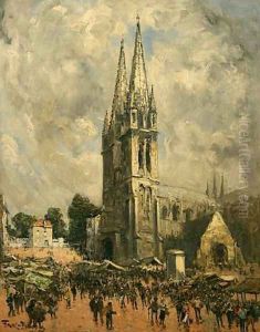 Eglise en Normandie by Frank Myers Boggs