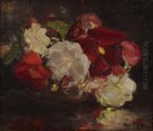 Still Life Of Pansies by Kate Wylie