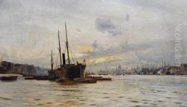 London From Rotherhithe - view 1