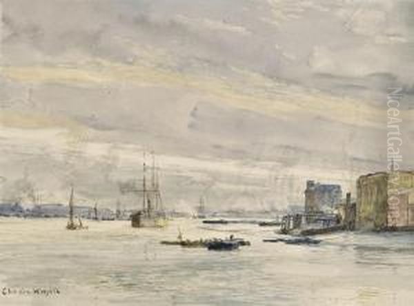 Shipping In Portsmouth Harbour - view 1