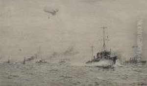 The Convoy by William Lionel Wyllie