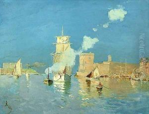 L'entrée du Port de Marseilles by Frank Myers Boggs