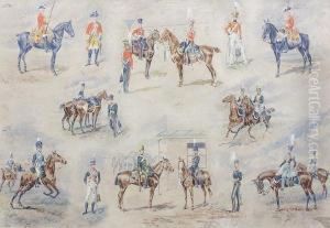 A Cavalry Regiment by Reginald Wymer