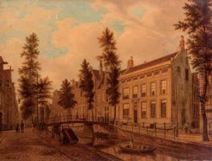 A View Of Unidentified Canal Houses