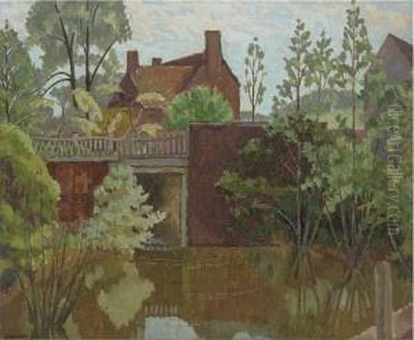 Cottages By A Weir - view 1