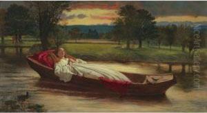 The Lady Of Shallot by David Wilkie Wynfield