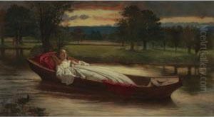Lady Of Shallot by David Wilkie Wynfield