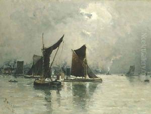 On the Thames 1883 On the Thames 1883