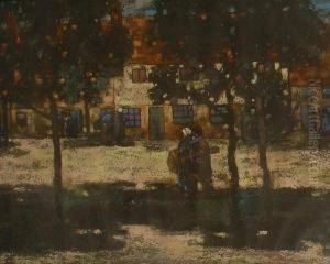 The Village Square by Henry Taylor Wyse