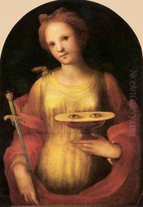 St Lucy 1521 by Domenico Beccafumi