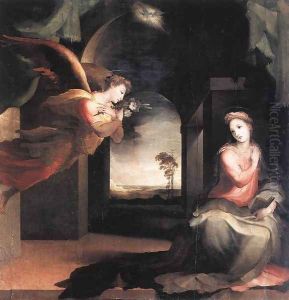 The Annunciation c. 1545 by Domenico Beccafumi