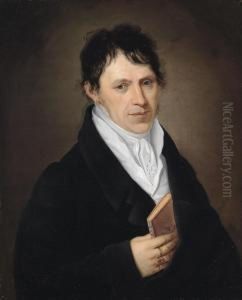Portrait Of The Naturalist Alexander Von Humboldt by Franz Xaver Kleiber