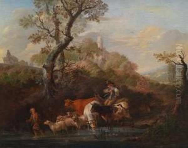Hirten In Idyllischerlandschaft - view 1
