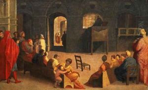 St Bernardino of Siena Preaching