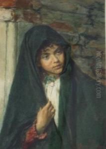 Portrait Of A Woman In A Black Habit Portrait Of A Woman In A Black Habit