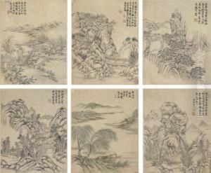 Verdant Mountain In Spring by Yun Xi