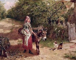 Home from Market by Edgar Bundy