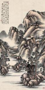 Landscape by Wu Xian