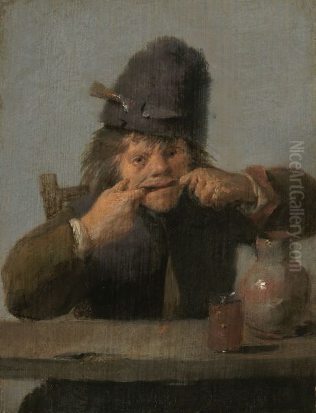 Youth Making a Face by Adriaen Brouwer