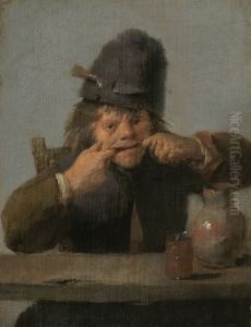 Youth Making a Face by Adriaen Brouwer