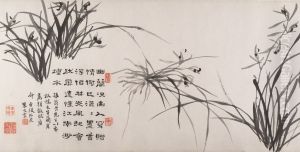 Orchids And Bamboo by Zheng Xie