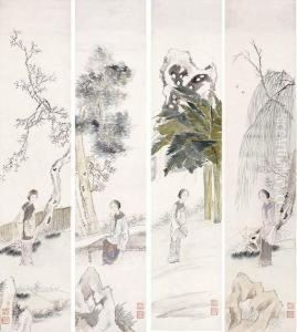 Ladies by Hu Xigui