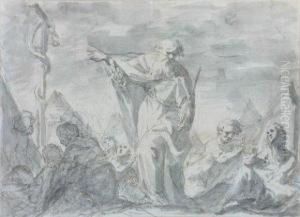 Moise Et Le Serpent D'airain