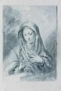 Vierge En Buste by Rafael Ximeno Y Planes