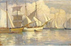 Sailing Boats by Nikolaos Ximonas