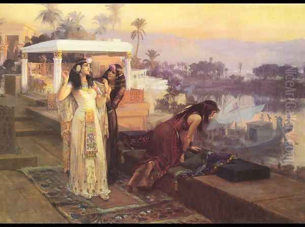 Cleopatra On The Terraces Of Philae by Frederick Arthur Bridgman
