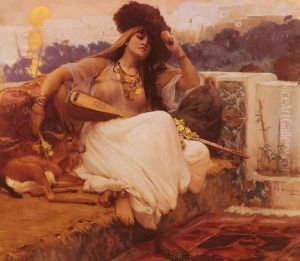 L Indolence by Frederick Arthur Bridgman