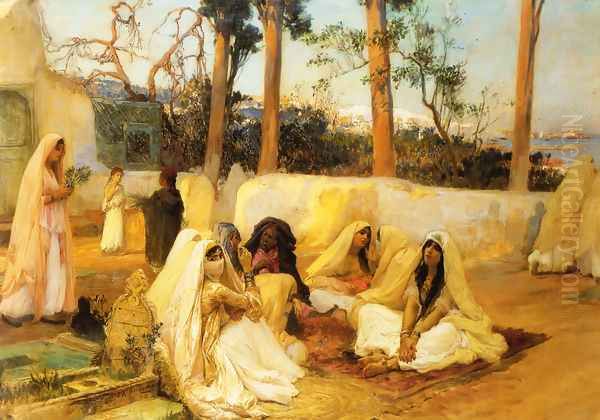 Women At The Cemetery Algiers - view 1